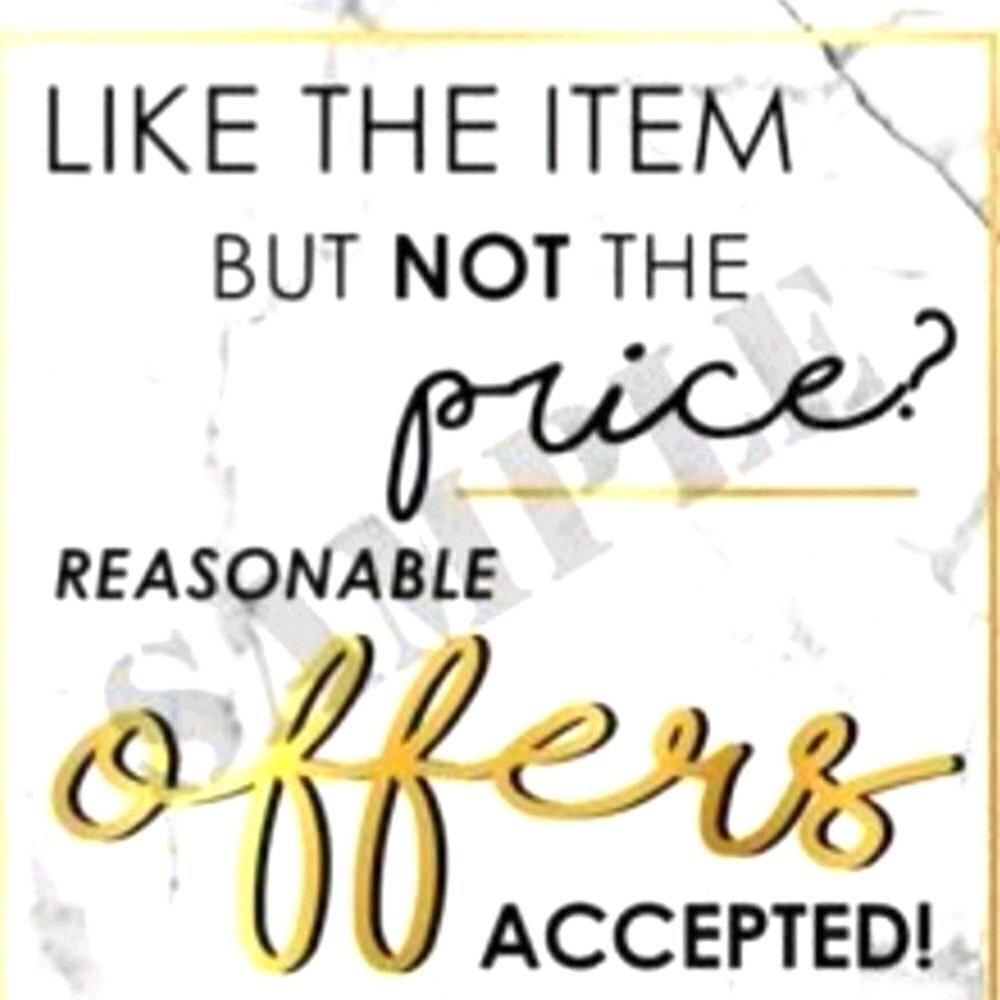 Reasonable Offers Accepted 